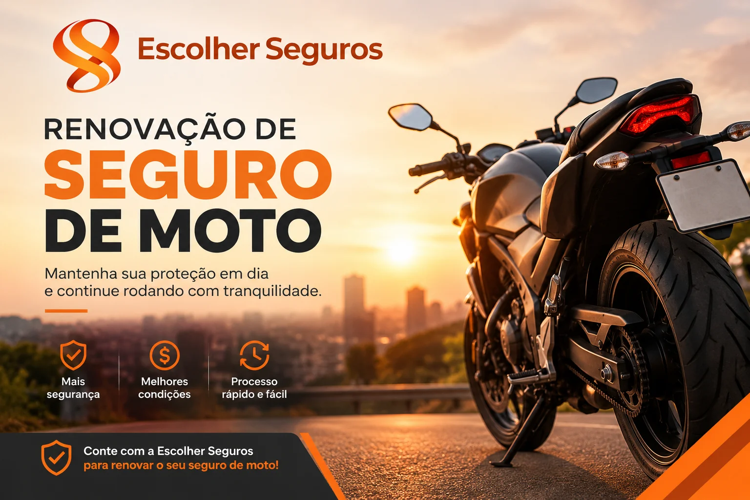 SEGURO DE MOTO: RENOVAÇÕES SALTAM DE 18% PARA 37% DAS COTAÇÕES EM APENAS UM ANO
